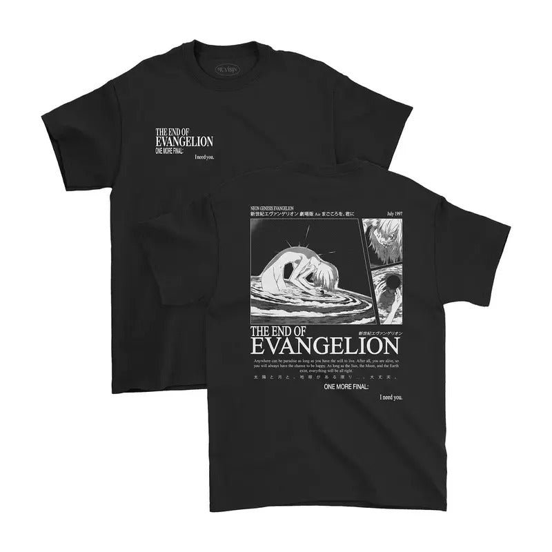 NGE The End of Evangelion Anime Unisex Tee | The End of Evangelion Fan Gift, Streetwear Style