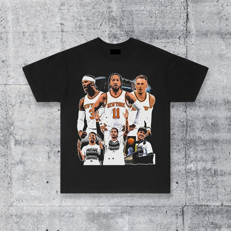 New York Villanova Basketball Vintage Style T Shirt, Jjalen Brunson Josh Hart Donte Divincenzo Slam Cover Tee, Knicks Basketball Merch For Fans, Unisex T-Shirt, Gifts For Men Women, Short Sleeve Tee Shirt