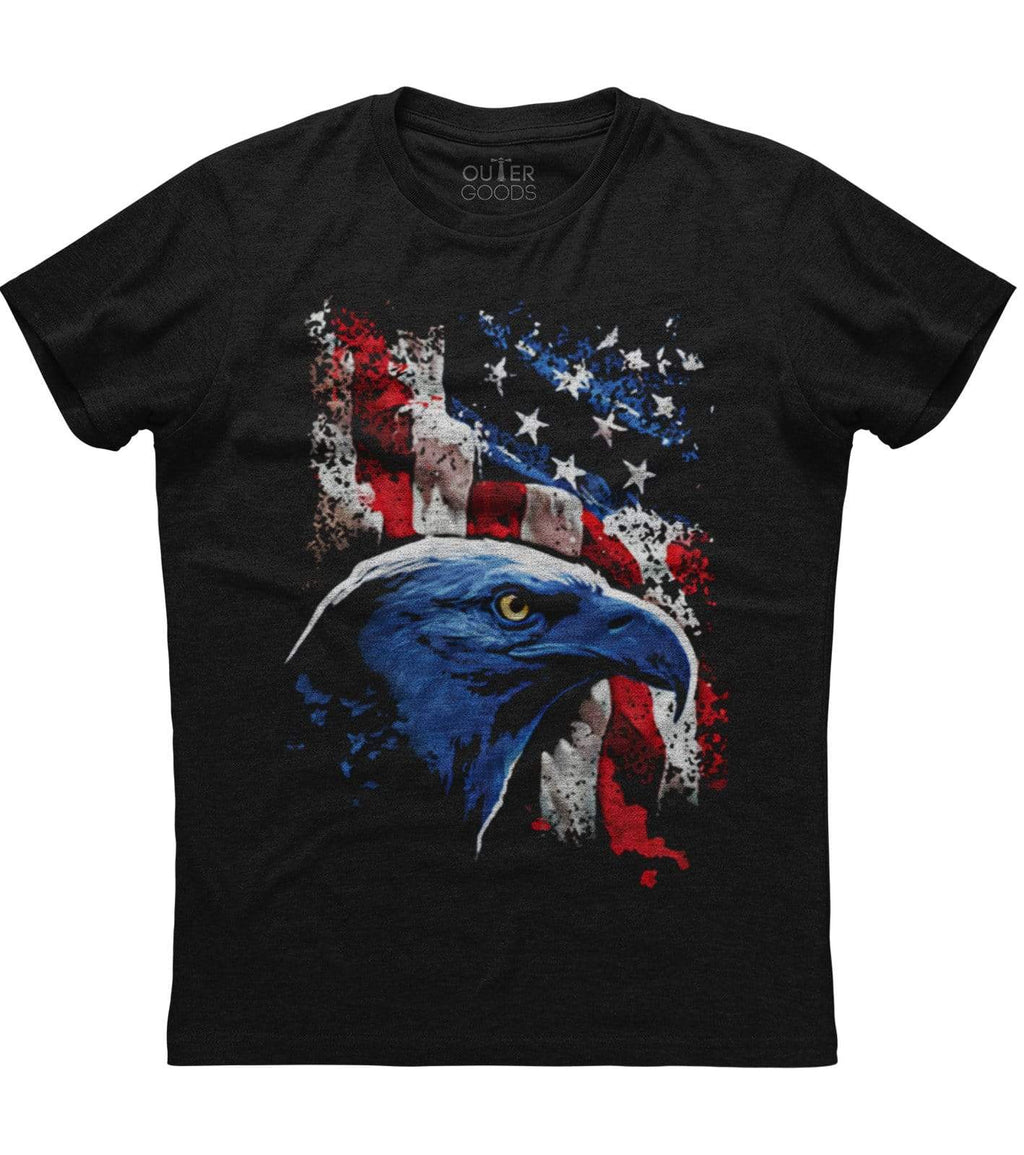 American Eagle Flag Freedom T-Shirt (O)