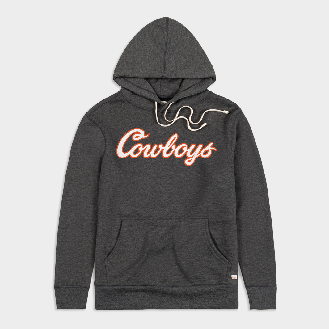 Oklahoma State Vintage "Cowboys" Script Hoodie Style001