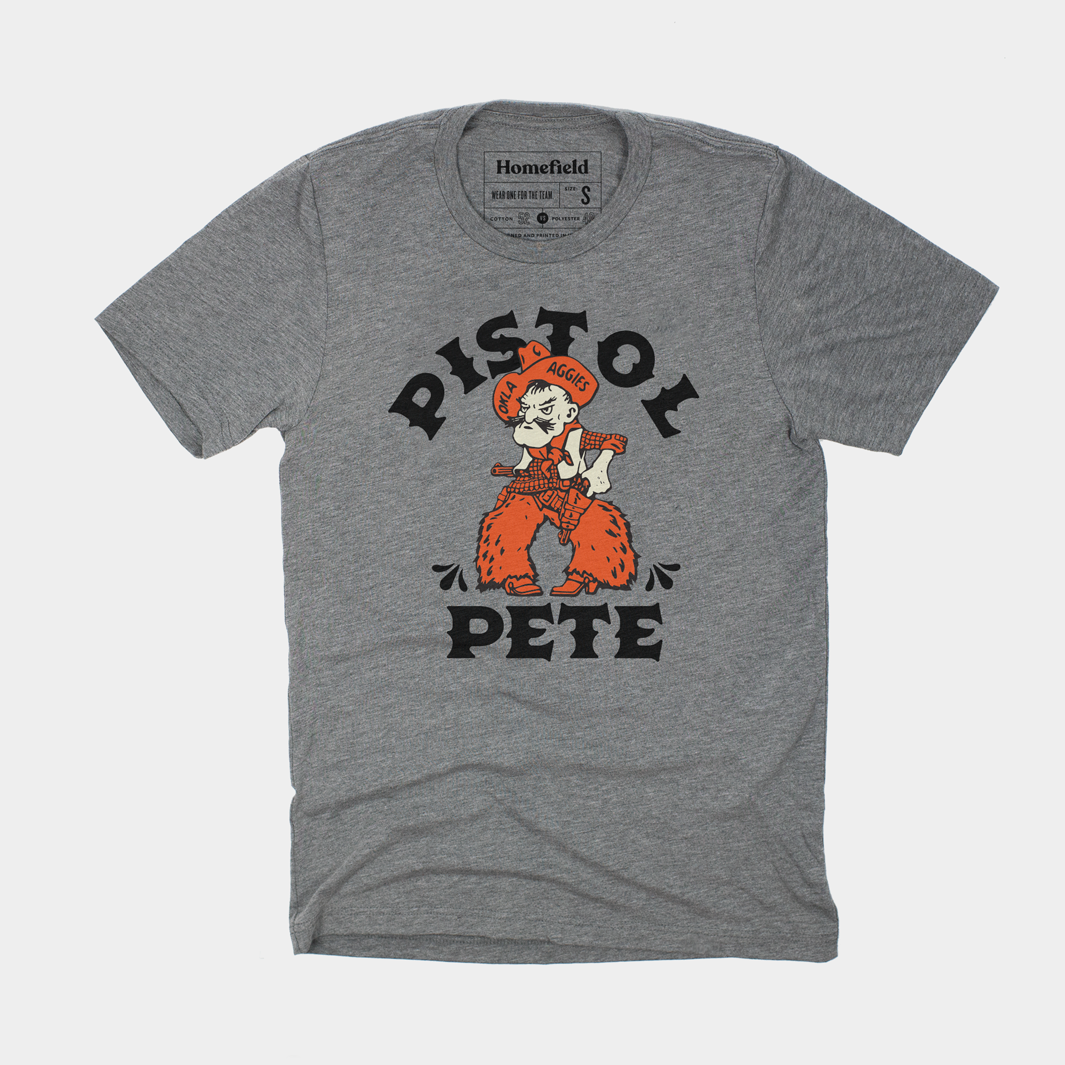 Vintage Pistol Pete Oklahoma State T-Shirt Style001