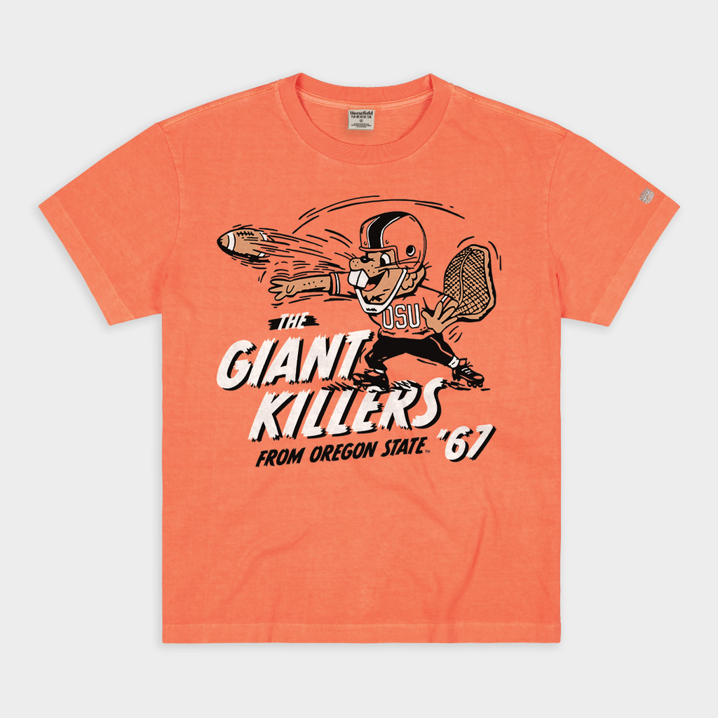 OSU Football 1967 "Giant Killers" Vintage Heavyweight Tee Style001