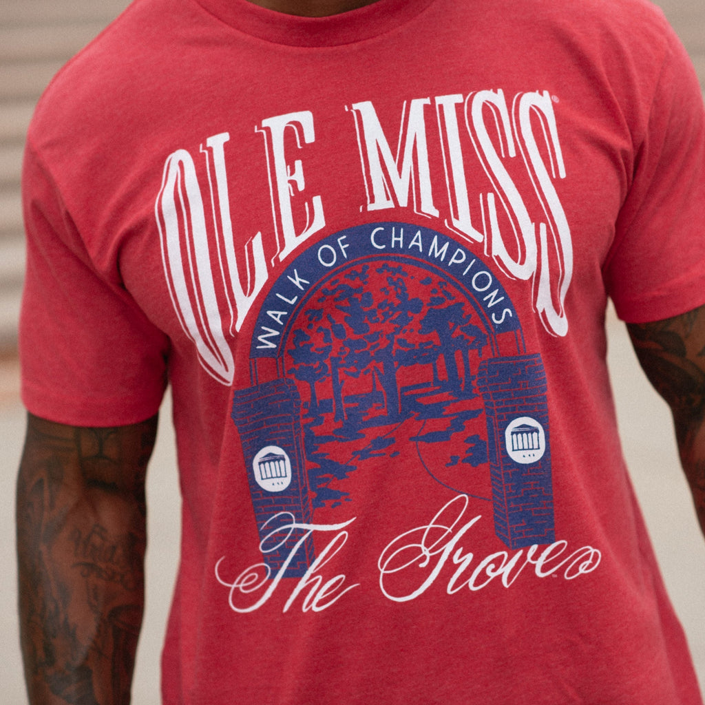 The Grove at Ole Miss Walk of Champions Tee Style001