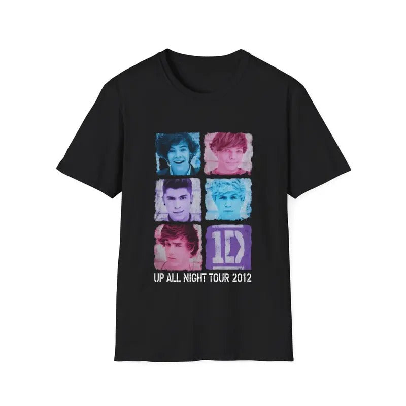 One Direction Up All Night Tour Shirt, 2012 Concert Merchandise, One Direction Fan Tee, We Are Tour Graphic Shirt, Womenswear Top