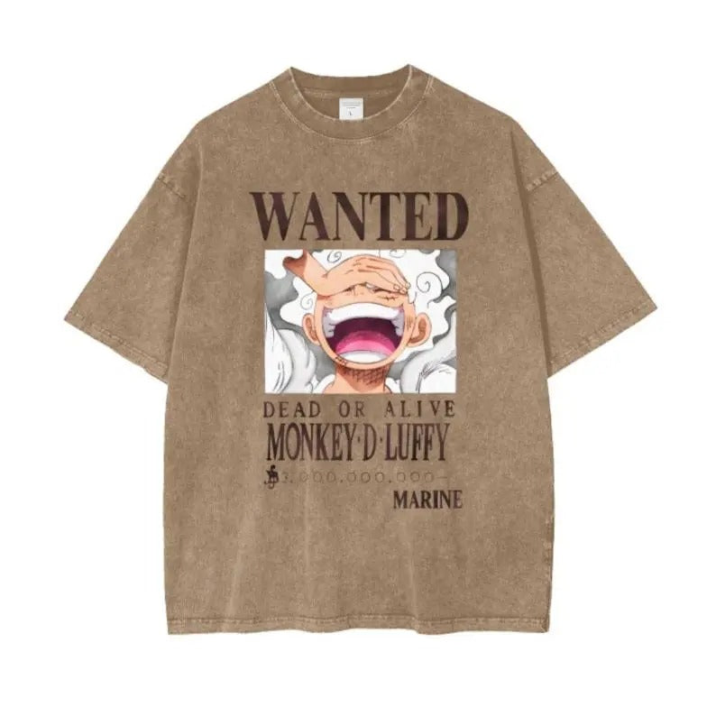 One Piece, Luffy Bounty Vintage T-Shirt, Oversized, Anime Shirt Sweatshirt, Hoodie, Comfort Colors