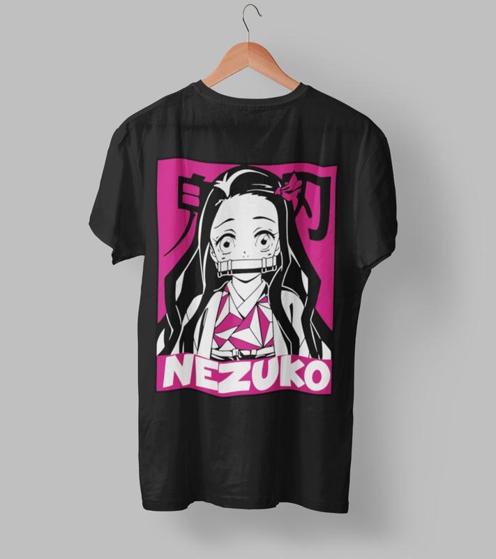 Organic Demon Slayer Nezuko Demon Anime Streetwear Manga Fashion TShirt All Size Colors