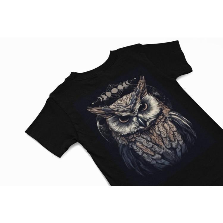 Owl T-Shirt, Wiccan Tee, Tripe moon tee, Spirit animal T shirt , Sigil graphics T-Shirt, Pagan shirt, Wiccan t shirt, Witchy t shirt Made in USA