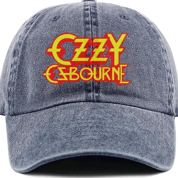 Ozzy 0sbourne Distressed Rock Cap, Vintage Godfather of Metal Hat, Heavy Metal Fan Baseball Cap, Legend Never Dies, Unisex Grunge Headwear
