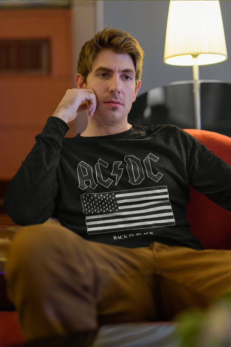 AC/DC - US Tour Flag Long Sleeve T-Shirt