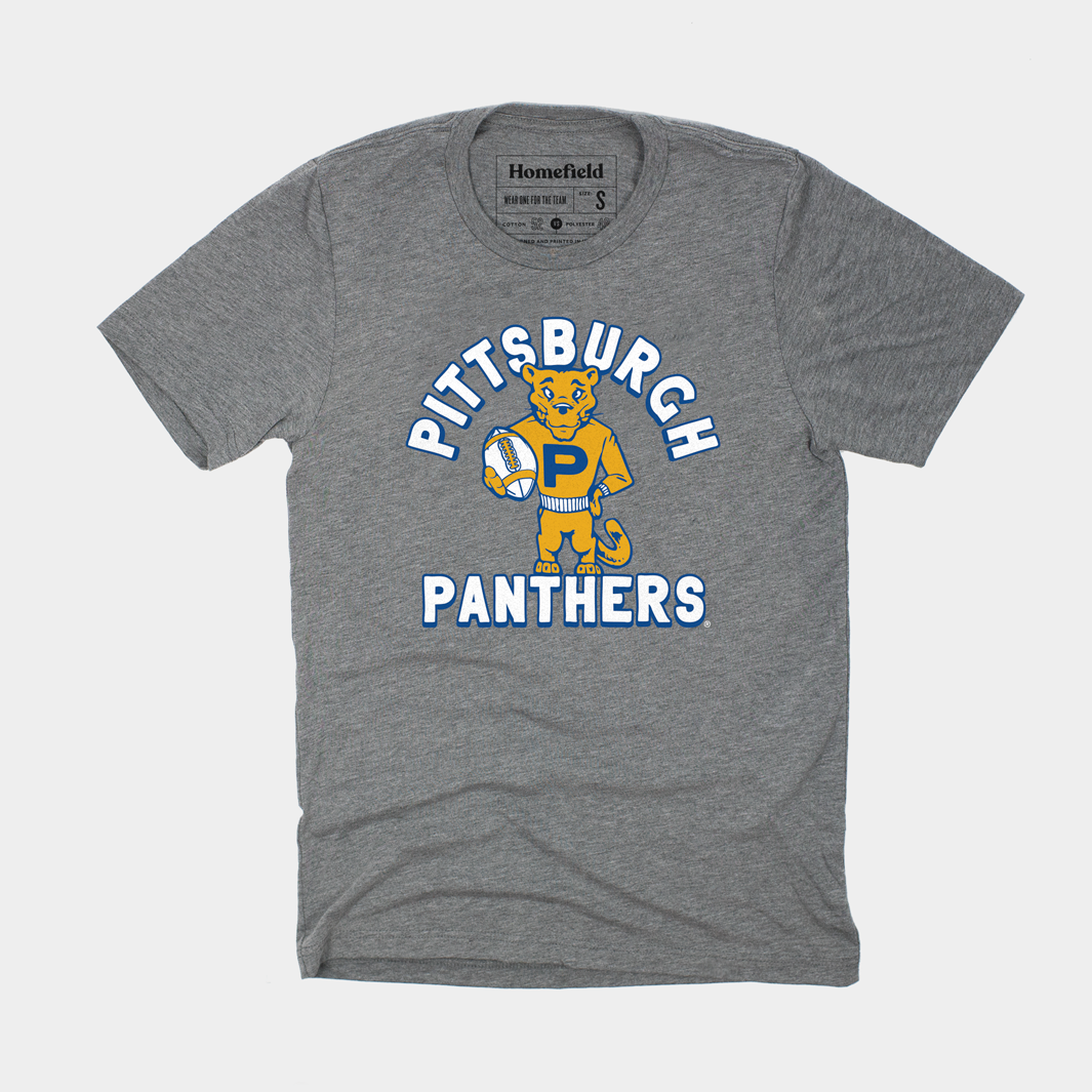 Pitt Panthers Vintage Pittsburgh Football Tee Style001