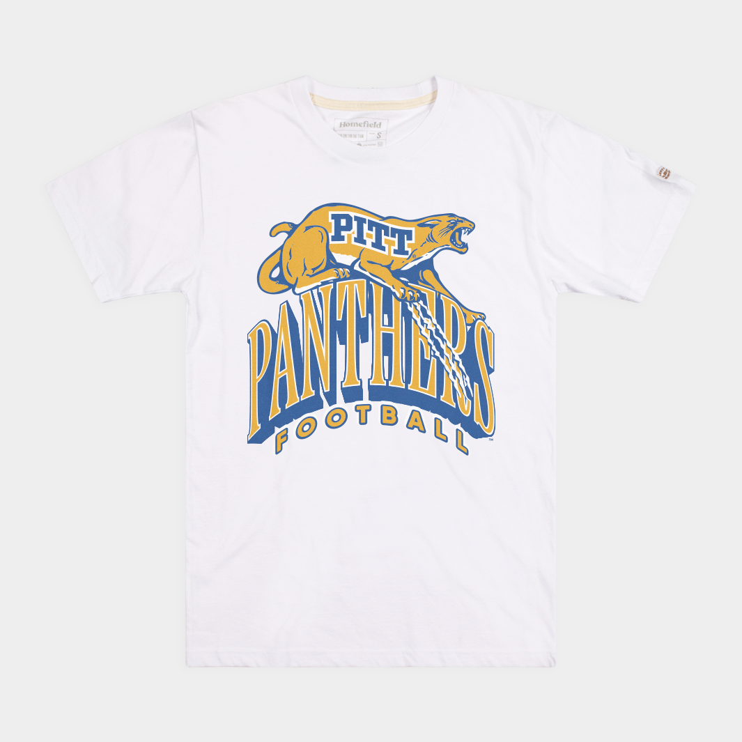 Vintage Pitt Panthers Football Logo Tee Style001