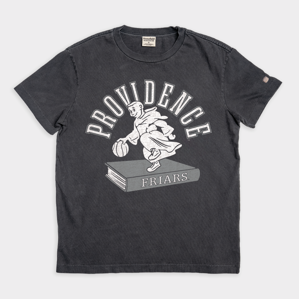 Providence Dribbling Friar Hoops Vintage Heavyweight Tee Style001