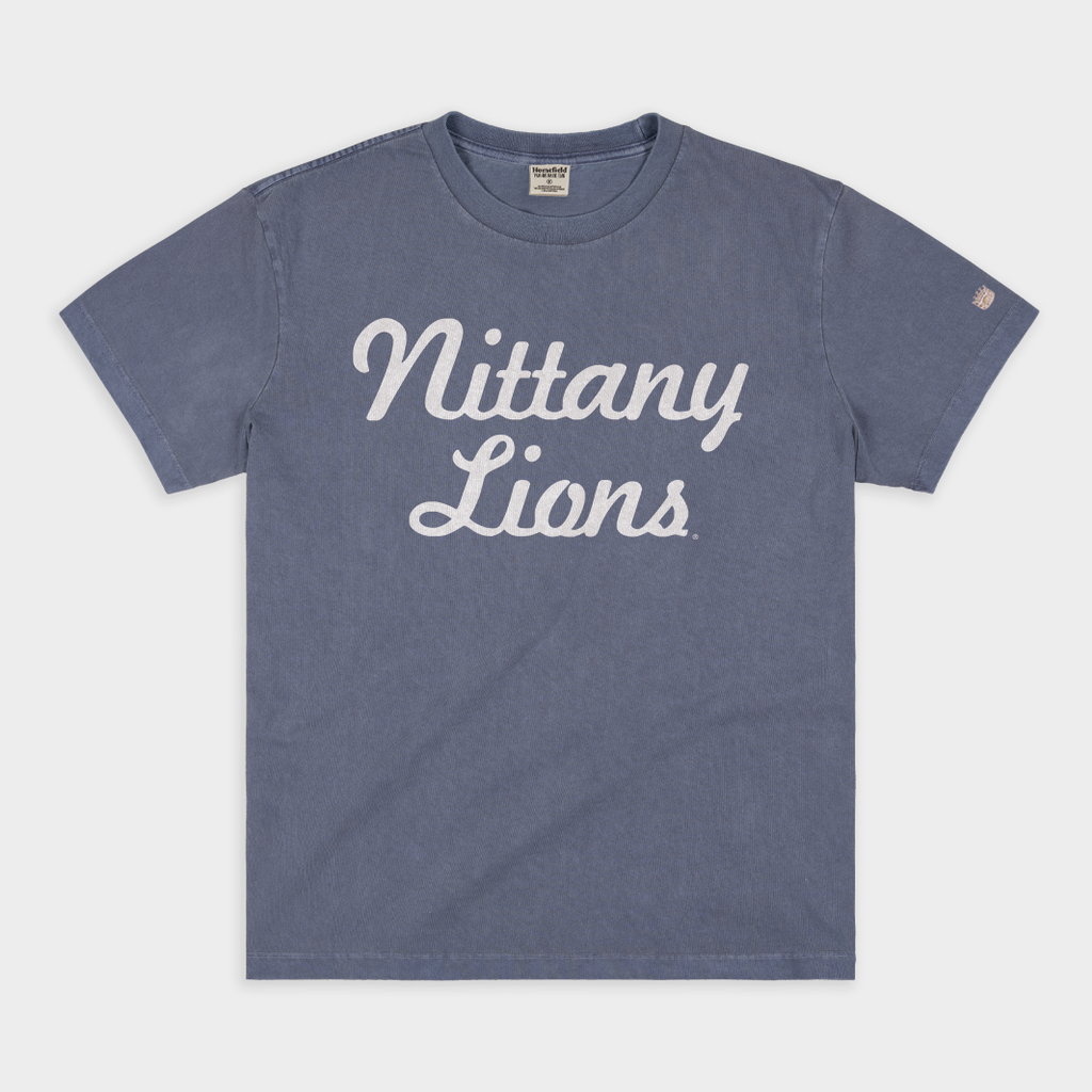 Penn State Nittany Lions Script Vintage Heavyweight Tee