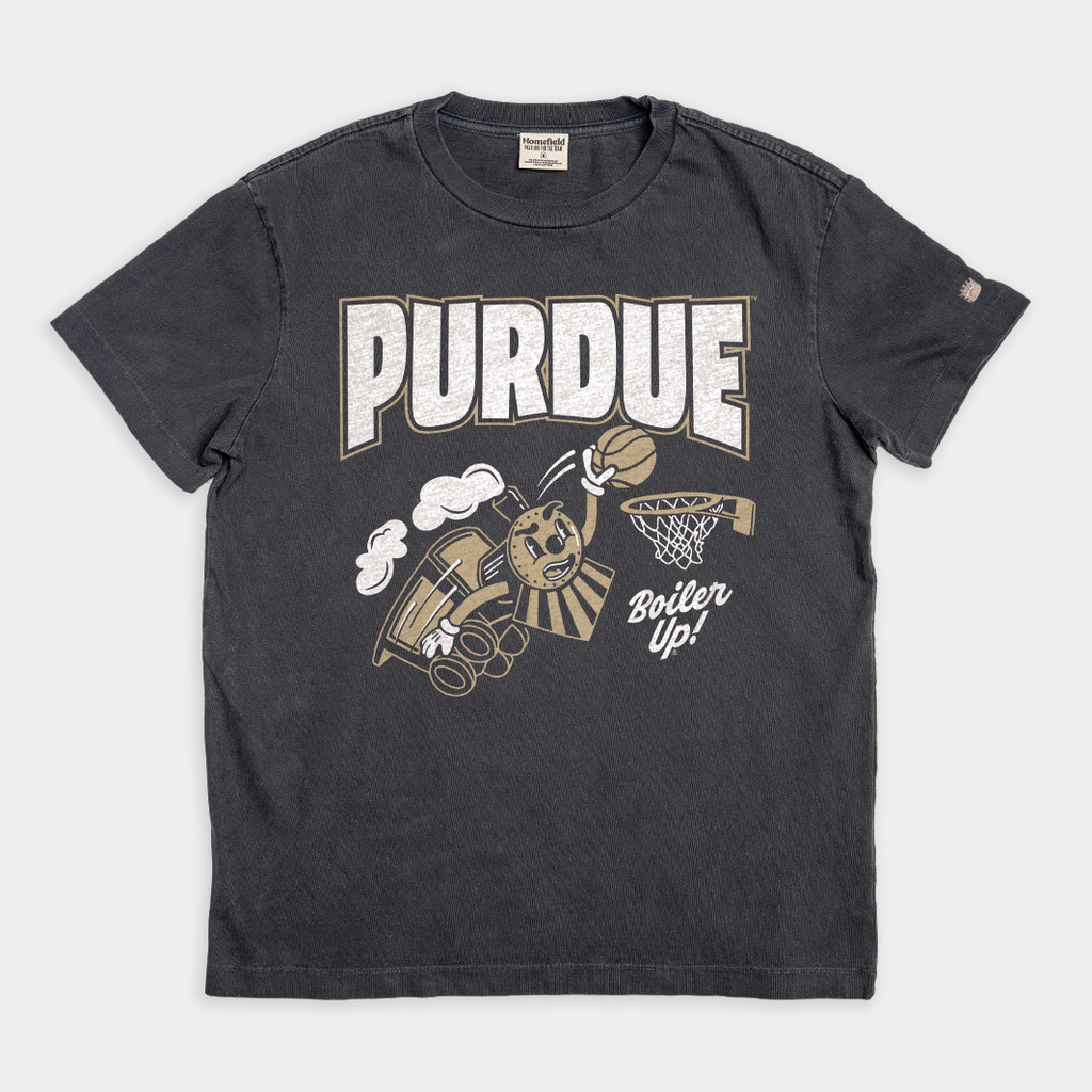 Purdue Boilermaker Special Basketball Vintage Heavyweight Tee