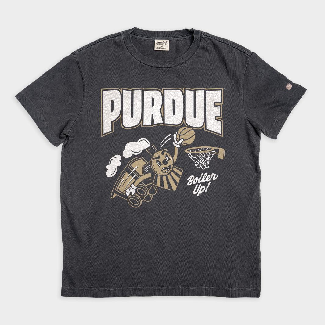 Purdue Boilermaker Special Basketball Vintage Heavyweight Tee