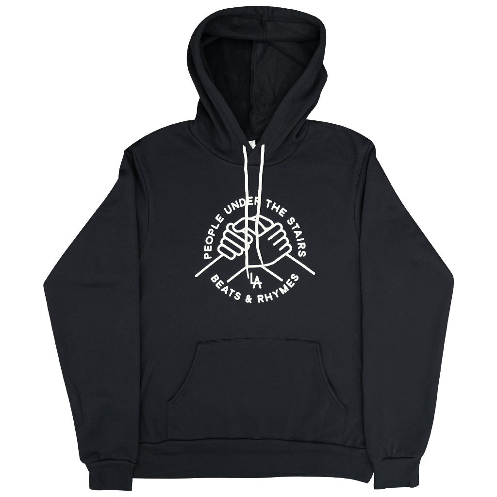 Handshake Vintage Black Hoodie