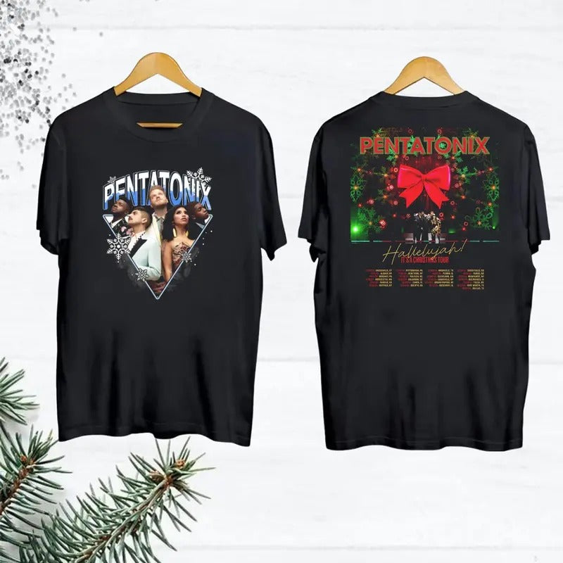 Pentatonix Hallelujah It's Christmas Tour 2024 Shirt, Pentatonix Band Christmas Shirt, Fan Gift