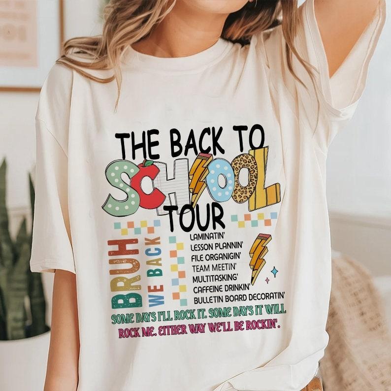 Petthouse The Back To School Tour Shirt, Bruh We Back T Shirt, Back To School T Shirt, Teacher T Shirt, School Doodles Shirt, Gift for Her  T-shirt, sweater and Hoodie