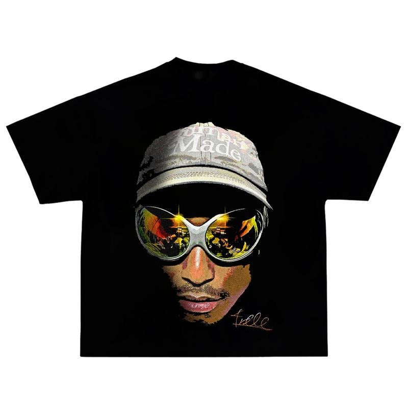 Pharrell Vibes Graphic Tee Perfect for Music and Fashion Lovers