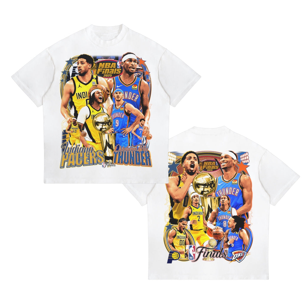 PACERS VS THUNDER NBA FINALS 2025 TEE DS