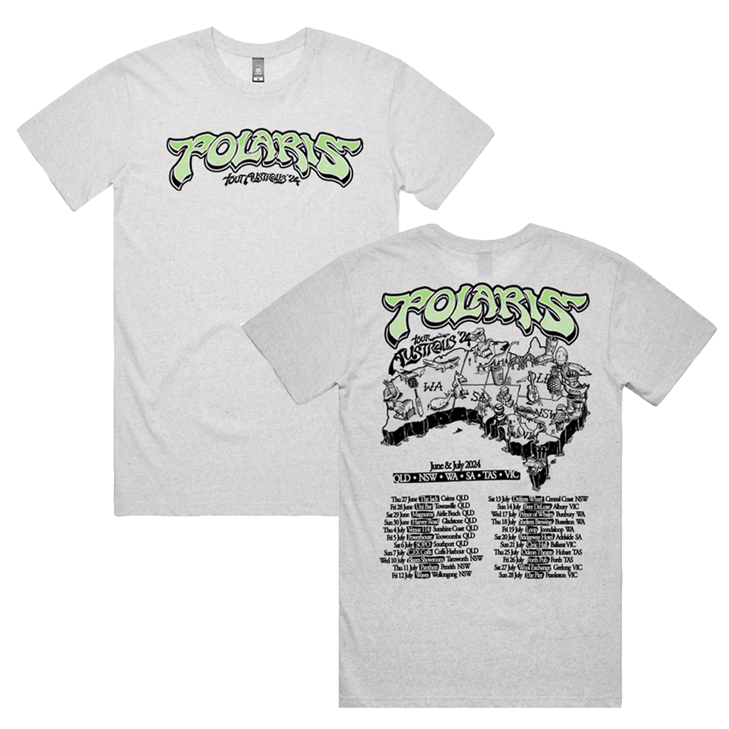Tour Australis Tee (White Marle)
