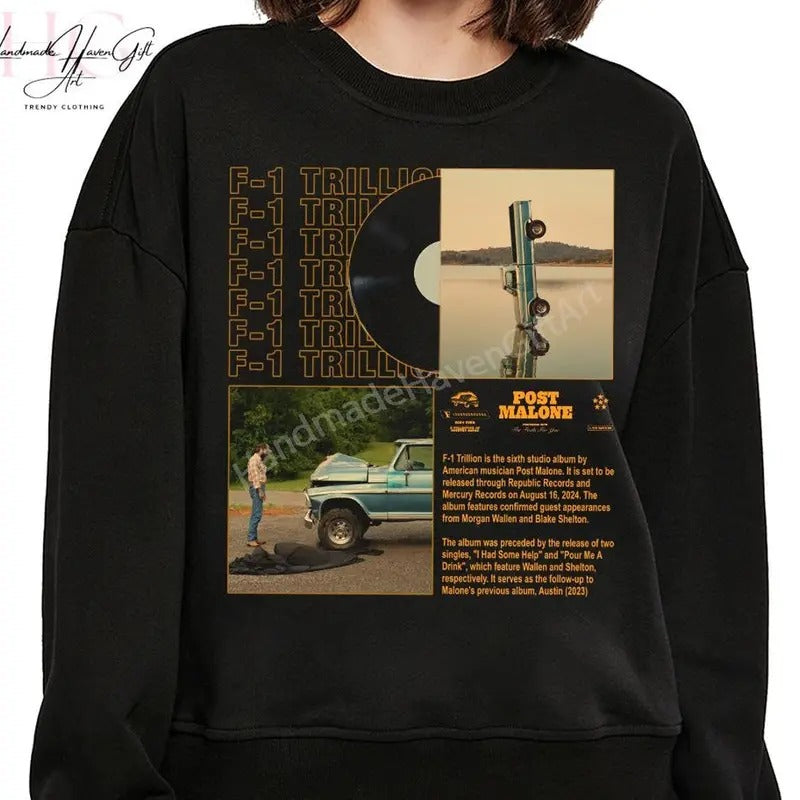 Posty Rap Shirt, The F-1 Trillion Album Sweatshirt, Vintage Posty Graphic Shirt, Gift For Woman and Man Unisex T-Shirt