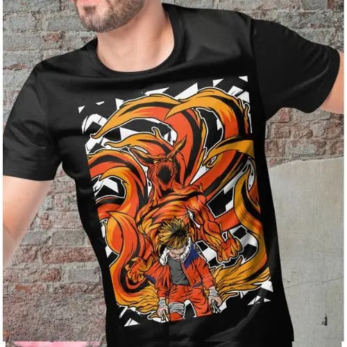 Premium Naruto Uzumaki Anime Vector T-shirt, Men T-Shirt, Gift For Him Menswear Top