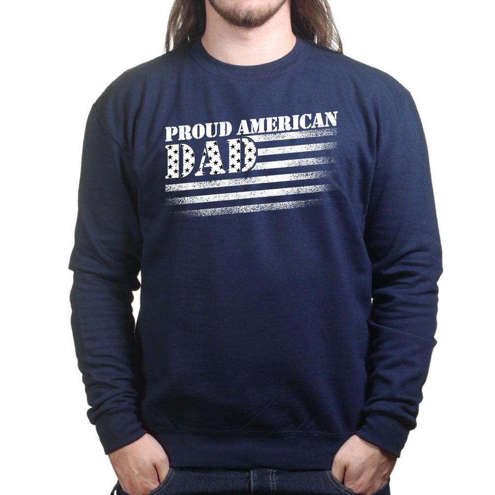 Proud American Dad Sweatshirt Style001