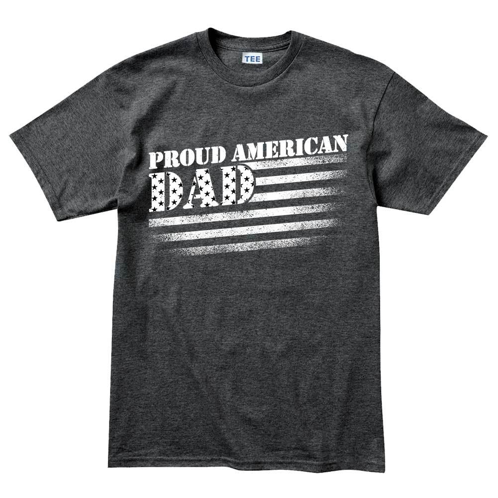 Proud American Dad Men's T-shirt Style001