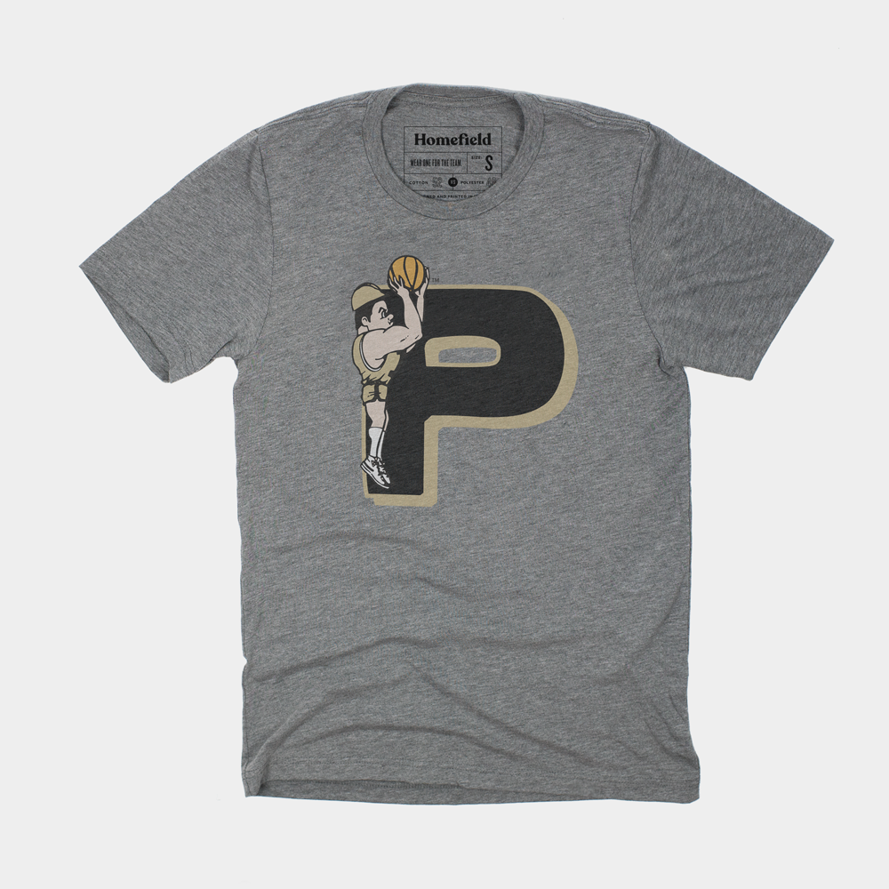 Vintage Purdue Basketball Tee Style001