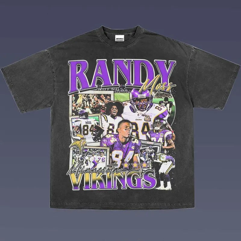RANDY MOSS 1.0 VINTAGE TEE | AMERICAN FOOTBALL | GIFT FOR FAN
