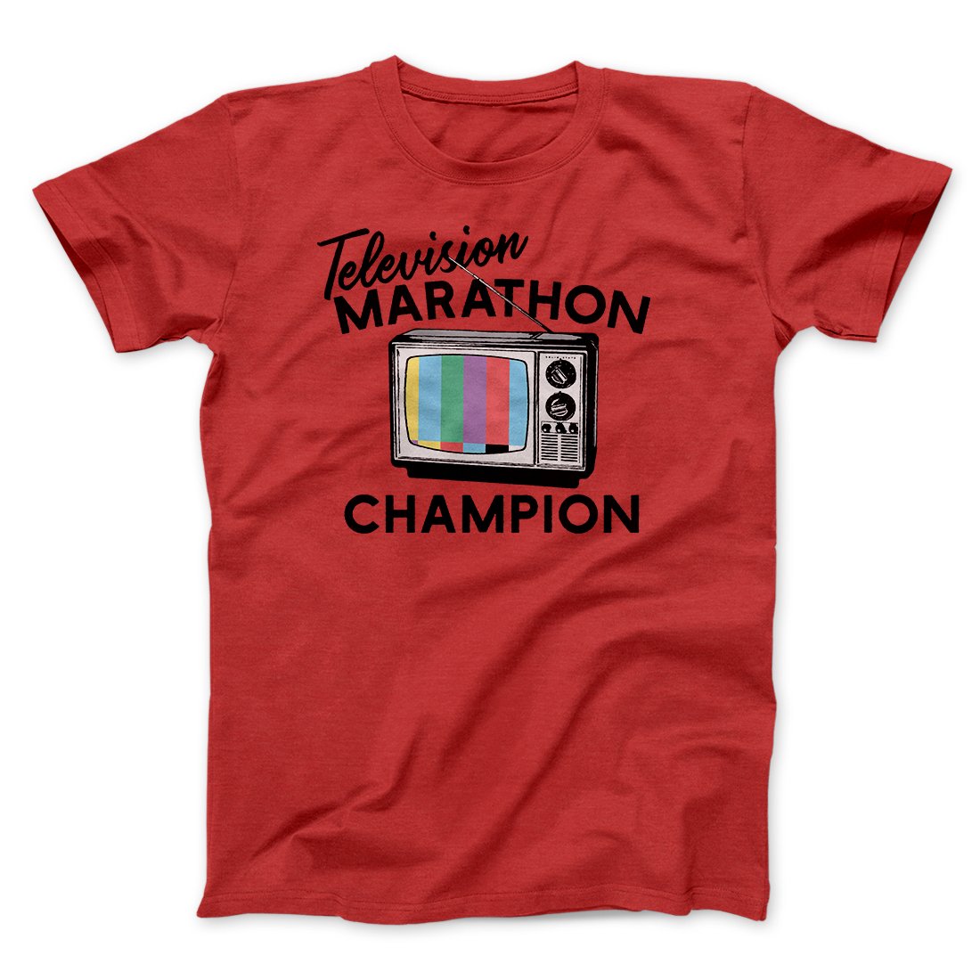 Television Marathon Champion Funny Movie Men/Unisex T-Shirt