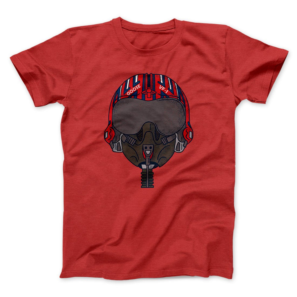 Goose Helmet Funny Movie Men/Unisex T-Shirt