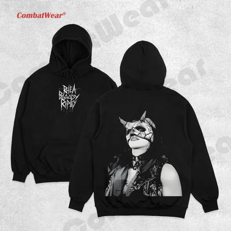 RHEA RIPLEY NEW V1 HOODIE-SWEATER-TEE , Wrestling Tee, Wrestling Graphic Tee, Wrestler Shirt, Sports Shirt, Vintage Wresting Shirt, Wrestling Gift