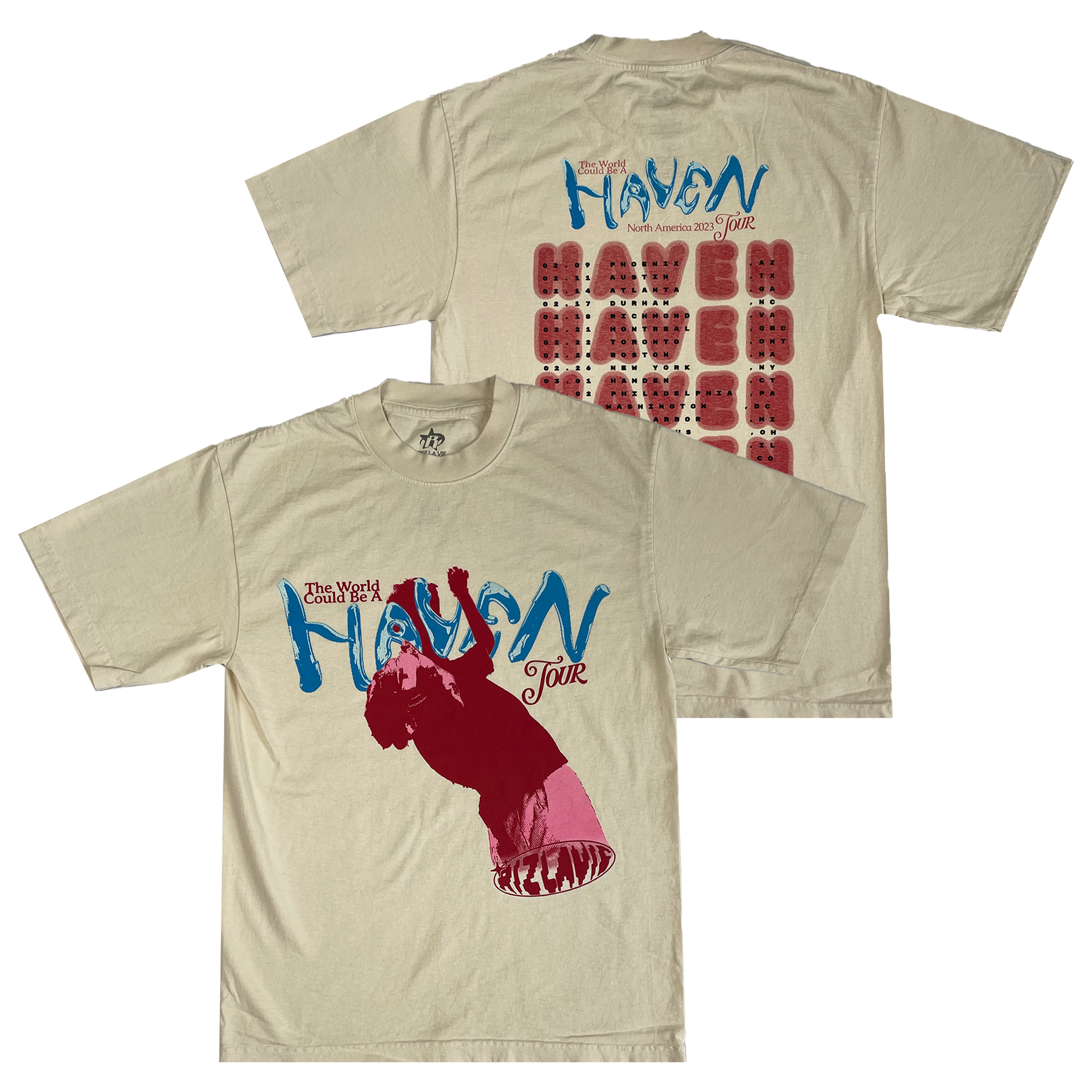 Haven Tour T-Shirt - Cream