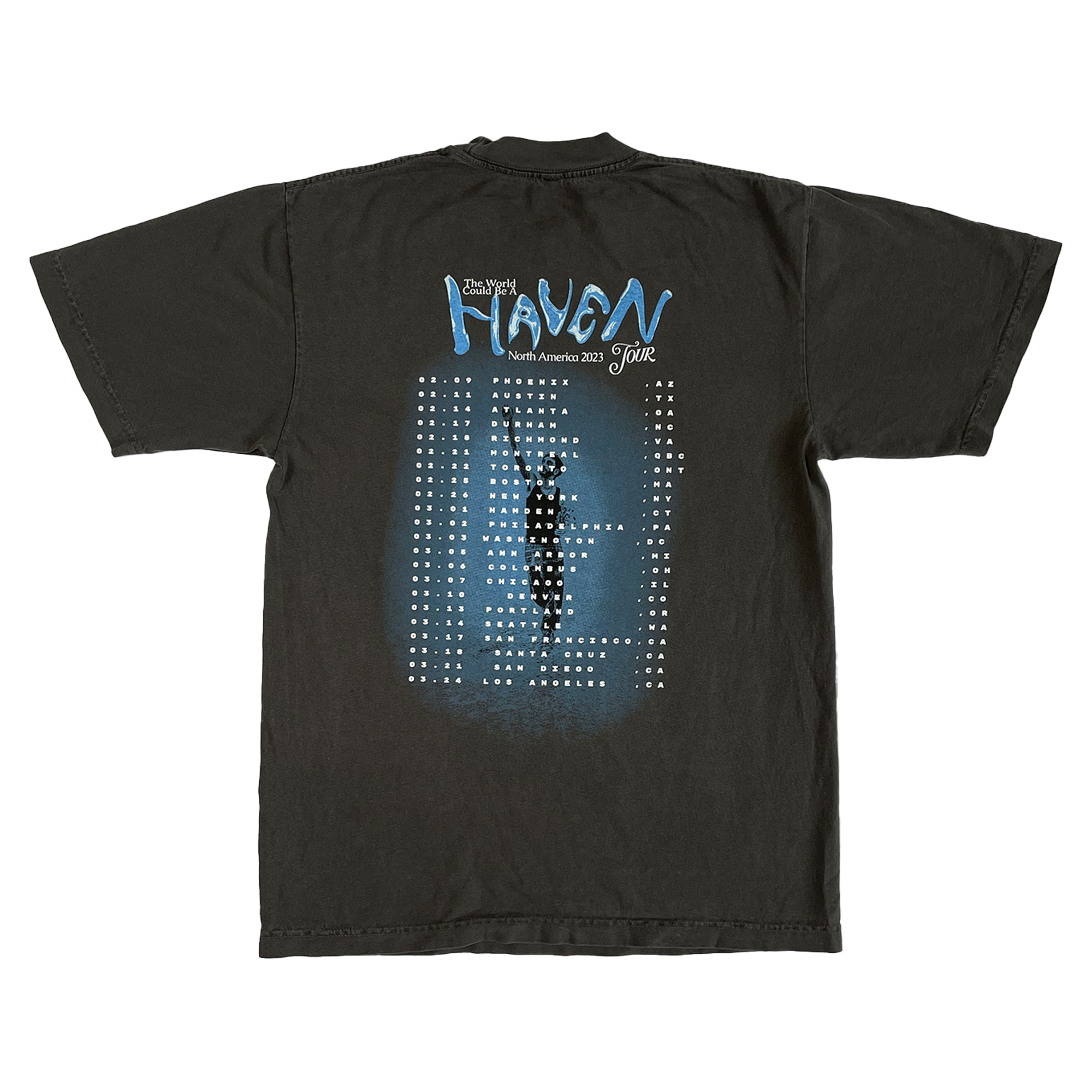 Haven Tour T-Shirt - Charcoal