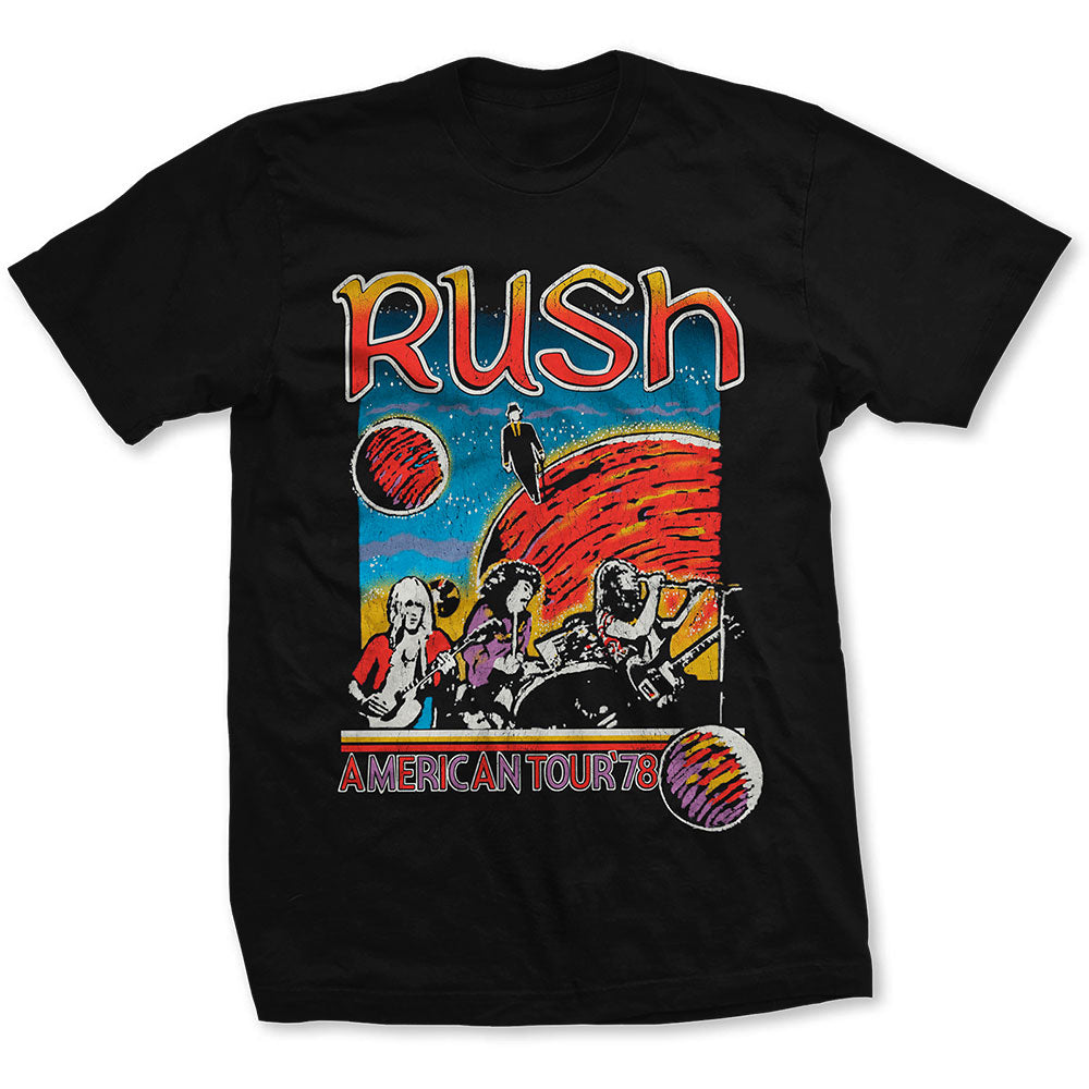 RUSH Unisex T-shirt- US Tour 1978