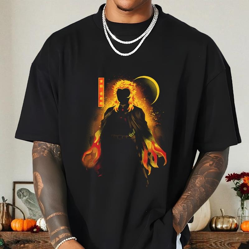 Rengoku Flame Breathing t-shirt, Demon Slayer main characters shirt, Kimetsu No Yaiba t-shirt, anime sweatshirt hoodie, Tanjiro shirt, Rengoku t-shirtstyle{n002}2