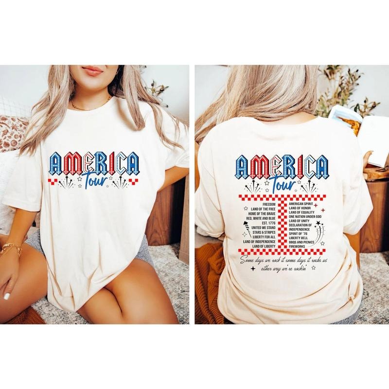 Retro America Tour Shirt 4th Of July Shirt 1776 Independence Day Shirt America Shirt Usa Shirt American Flag Shirt Memorial Day Shirt  T-shirt, sweater and Hoodie