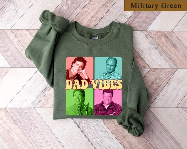 Retro Dad Vibes Shirt, Fathers Day Gift For Him, Funny Dad Shirt, Gift for Dad, Fathers Day Shirt, Husband Gift, 90's Dad Vibes Trendy Shirt