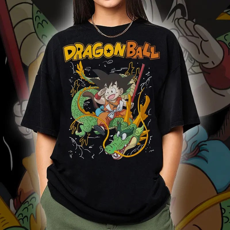 Retro Dragon Ball Tshirt, Anime Tshirt