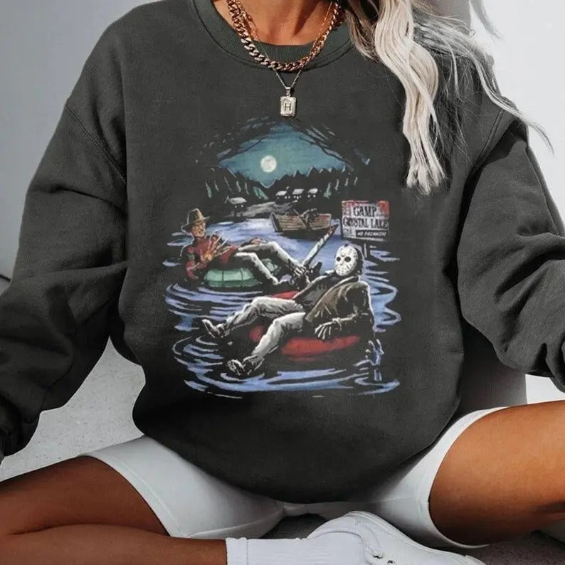 Retro Halloween Movie Sweatshirt, Scream Sweatshirt, Movies Characters Shirt, Halloween Sweatshirt, Funny Halloween Shirt, Halloween for women