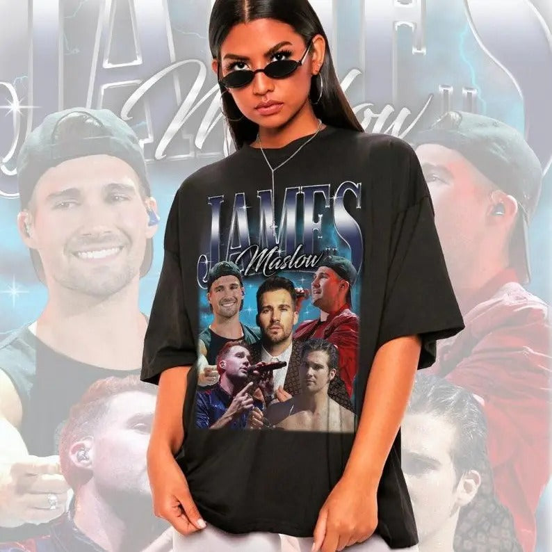 Retro James Maslow Shirt -James Maslow Tshirt,James Maslow T-shirt,James Maslow T shirt,Big Time Rush Tour T-shirt,Big Time Rush T shirt
