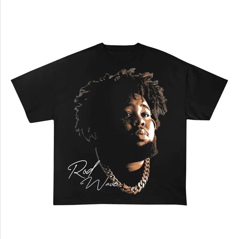 Rod Wave Big Face 2024 Tour Gift Tee - Last Lap Graphic Shirt for Fans