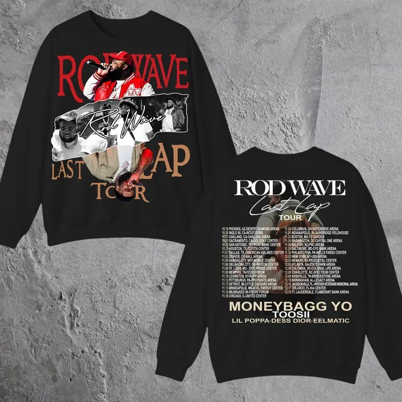 Rod Wave Rapper Sweater, Rod Wave Last Lap Tour Sweatshirt