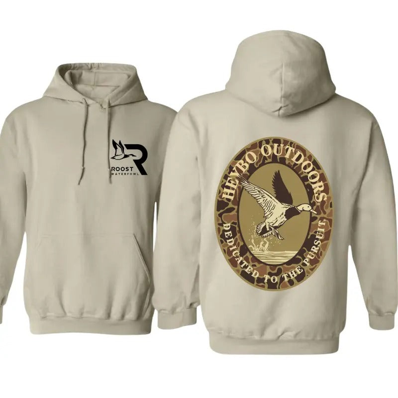 Roost Waterfowl Hoodie - Unisex Classic Fit Sweatshirt for Outdoor Enthusiasts and Hunting Fans - Sweatshirts, Menswear