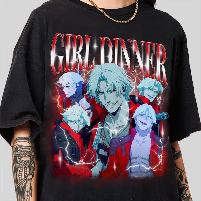 SALE UP TO 40% Dante Devil May Cry TV Series 2025 Girl Dinner Shirt, Dante Devil May Cry Shirt, Anime shirt, Game shirt for Gamers