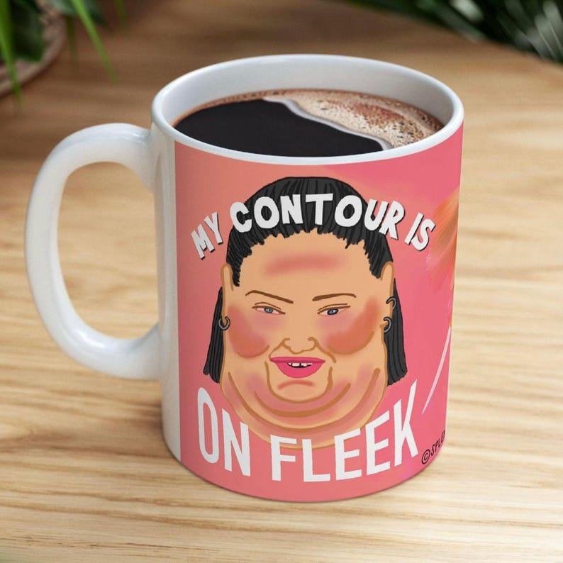 SALE UP TO 50% 1000 Lb Sisters ON FLEEK Reality Television Ceramic Mug, (11oz, 15oz) Amy and Tammy Slaton Funny Pop Culture Gift