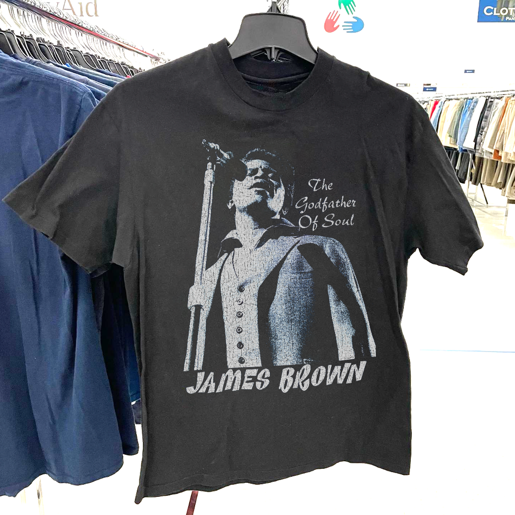 JAMES BR0WN 'GODFATHER OF SOUL' 90'S - VINTAGE WASHED T-SHIRT