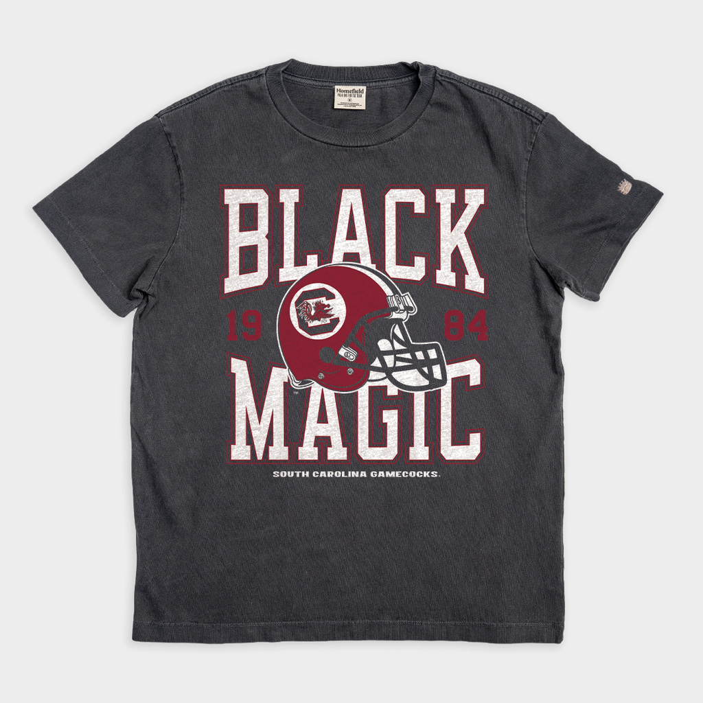 Gamecocks Football "Black Magic" 1984 Vintage Heavyweight Tee
